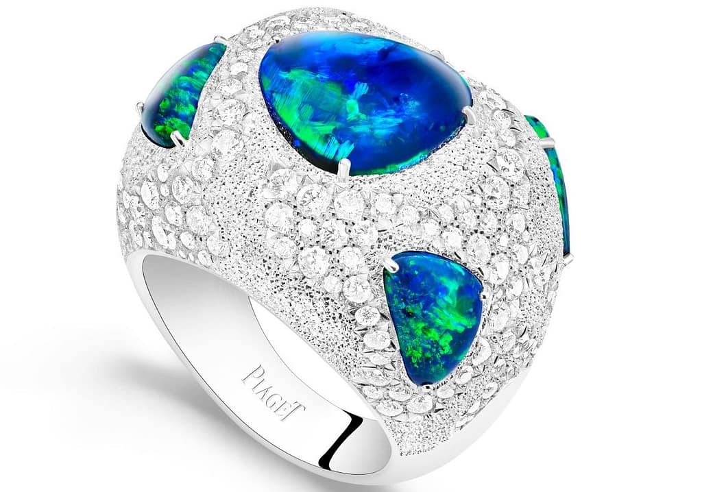 Piaget opal and diamond ring
