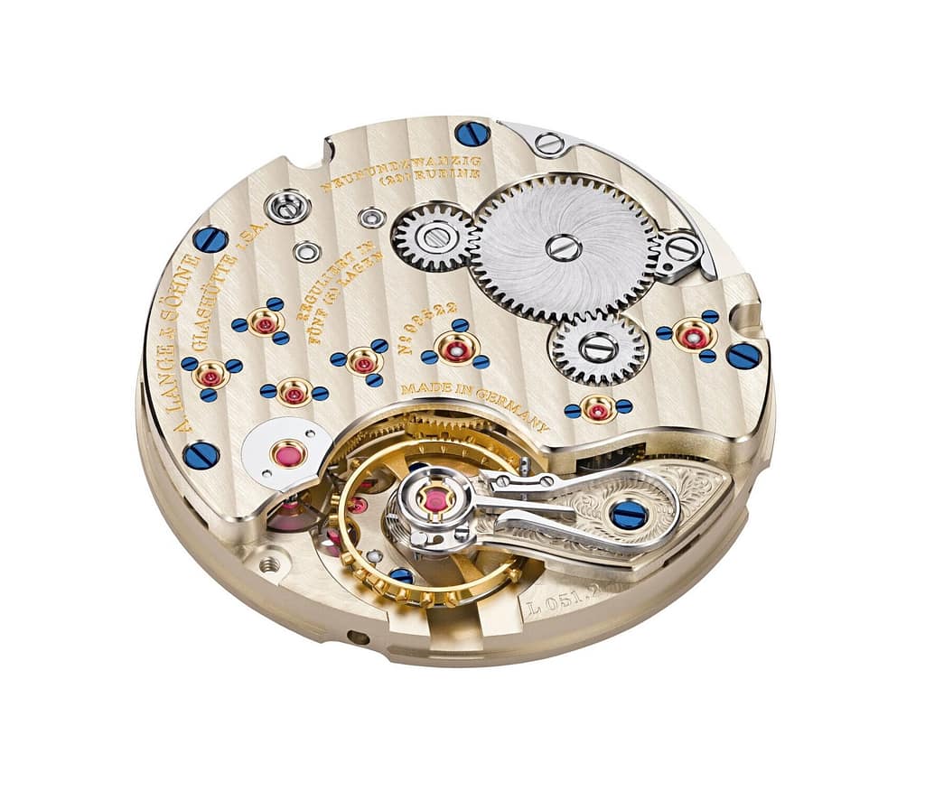 The A. Lange & Sohne 1815 Up/Down watch's movement