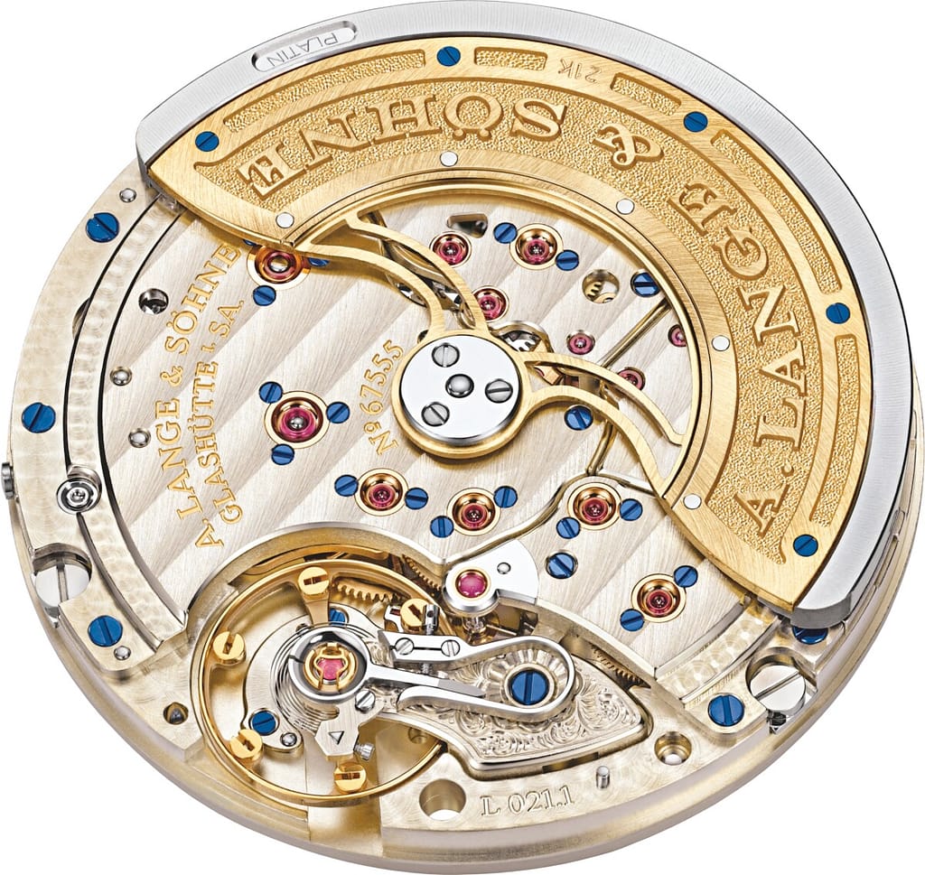 A. Lange & Sohne Lange 1 Daymatic movement caliber L021.1 self winding movement
