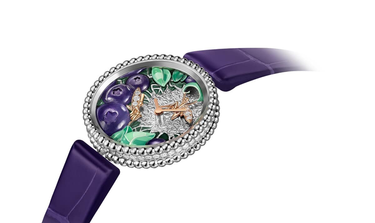Van Cleef & Arpels Perlee Extraordinaire Fruits Enchantees Blueberry Watch