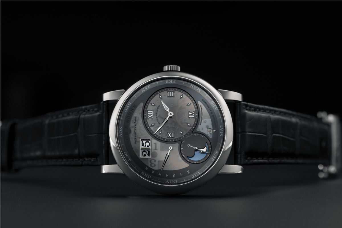 A. Lange & Sohne Lange 1 Tourbillon Perpetual Calendar Lumen watch.