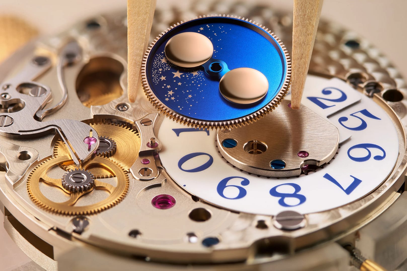 A. Lange & Sohne Moon Phase watch assembly