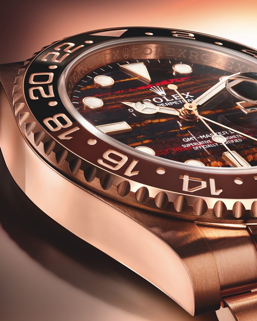 Rolex new Oyster Perpetual GMT-Master II with a tiger iron dial