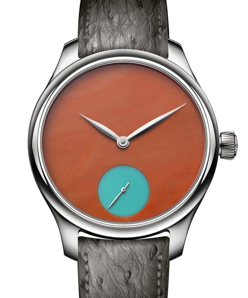 H. Moser & Cie. Endeavour Pop collection watch with stone dial